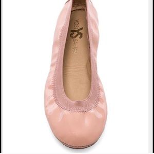 Yosi Samra Samara Patent Flats Soft Pink Nude